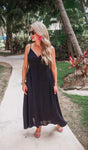 Easy to Please Button Maxi Dress