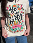 He Is Risen Floral Tee