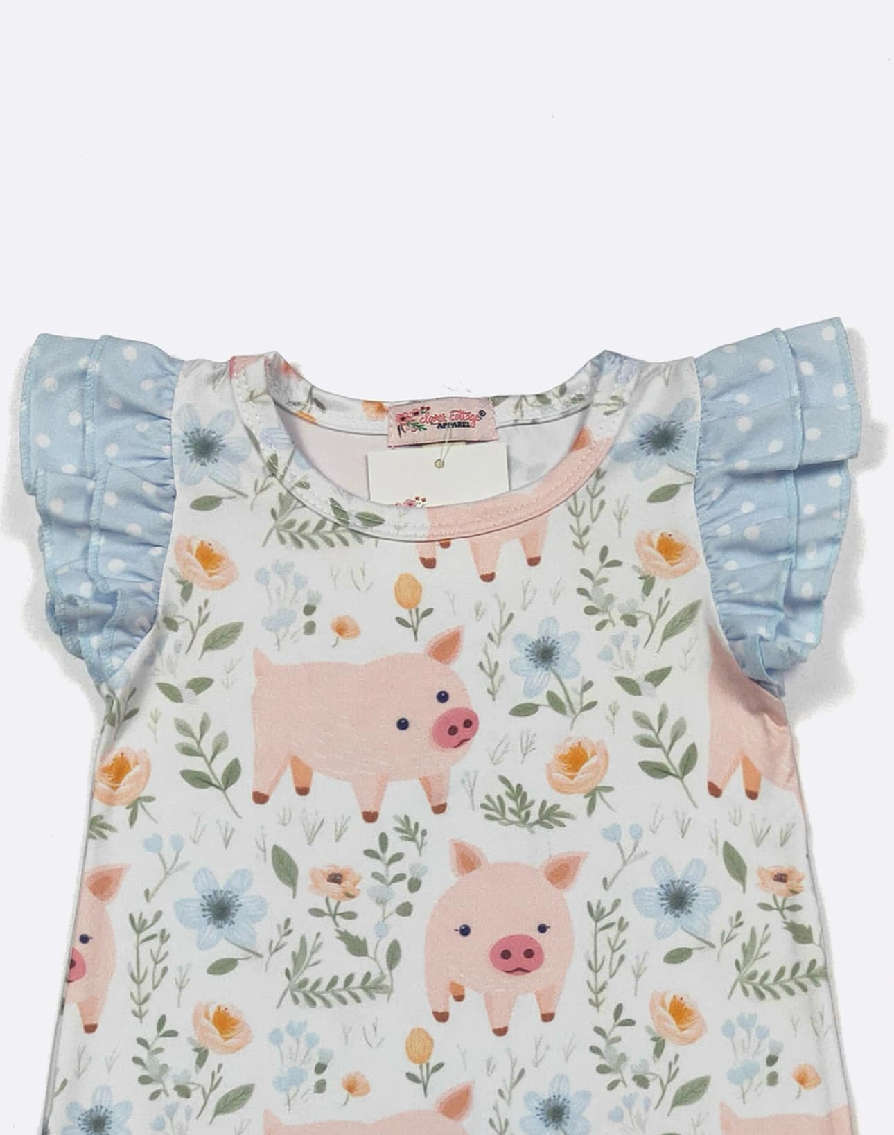 Piglet Petals Baby Romper