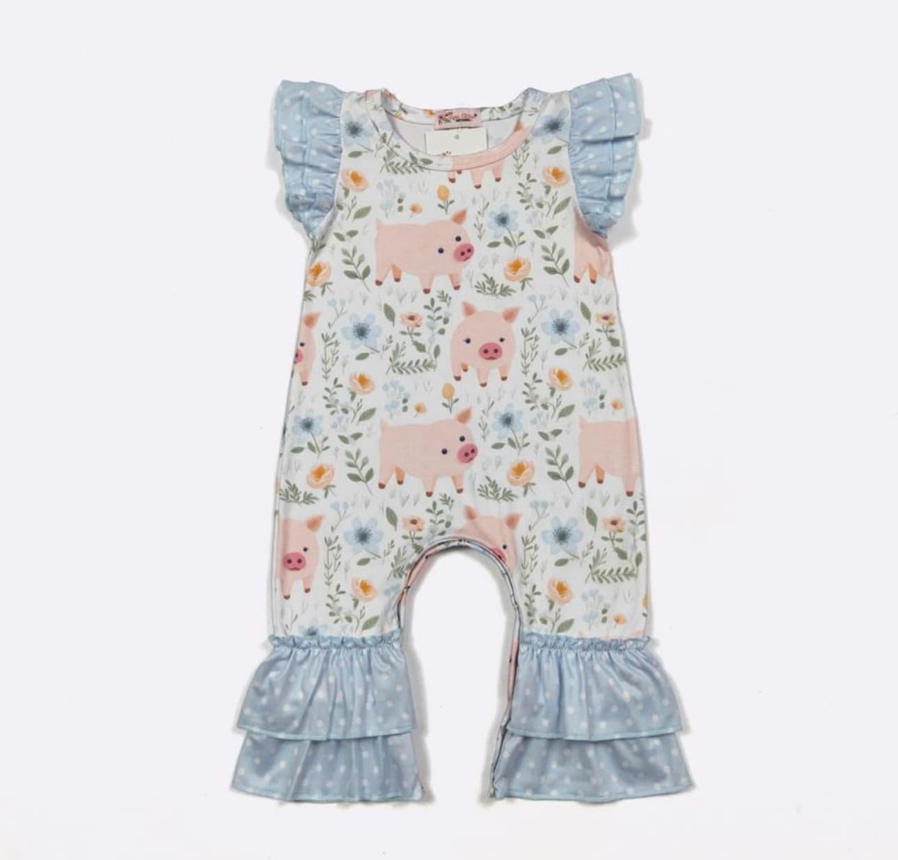 Piglet Petals Baby Romper