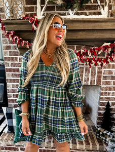 Pretty in Plaid Dress