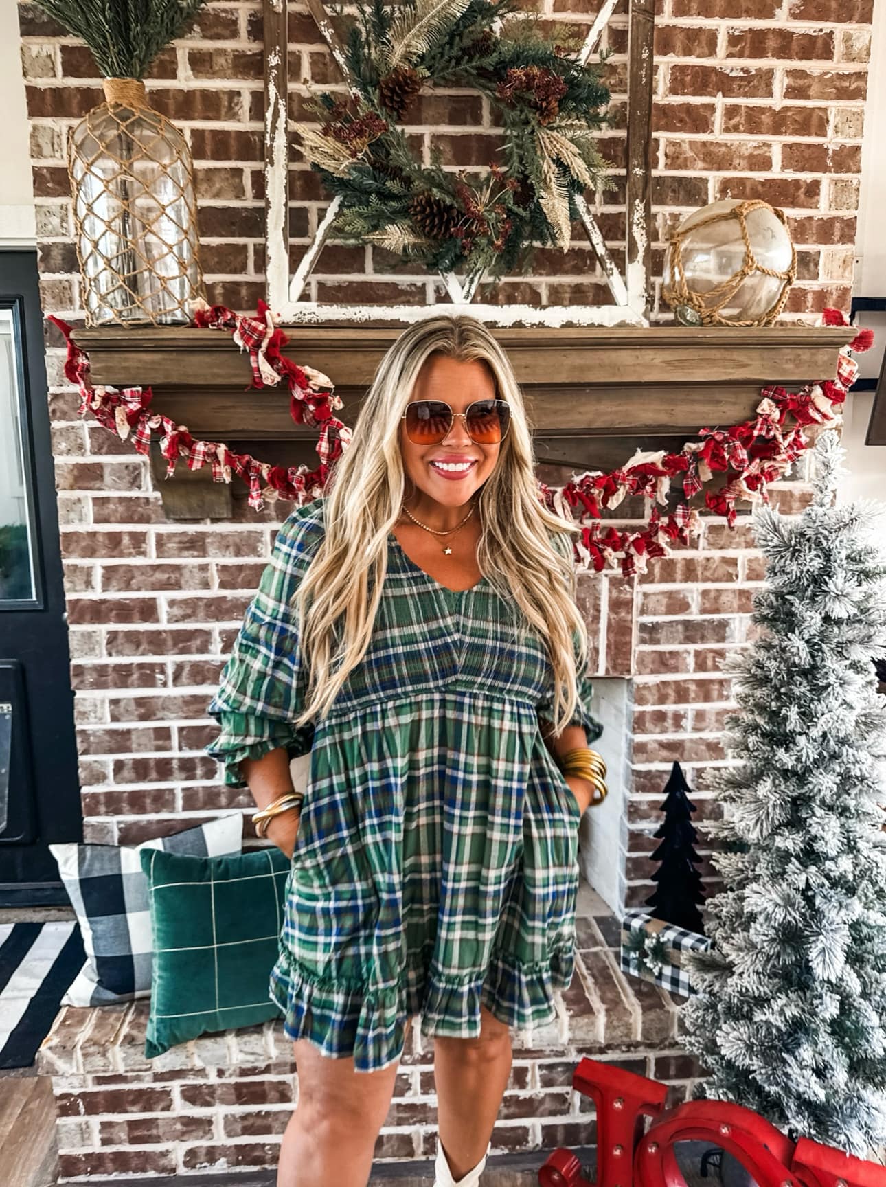 Pretty in Plaid Dress