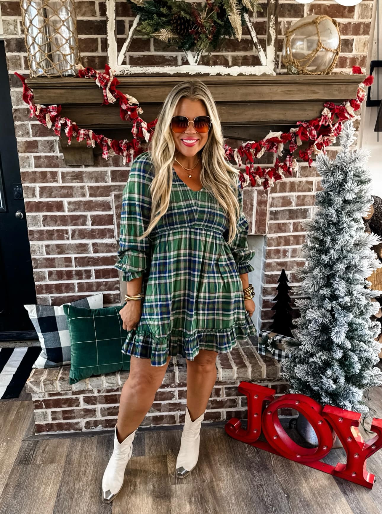 Pretty in Plaid Dress