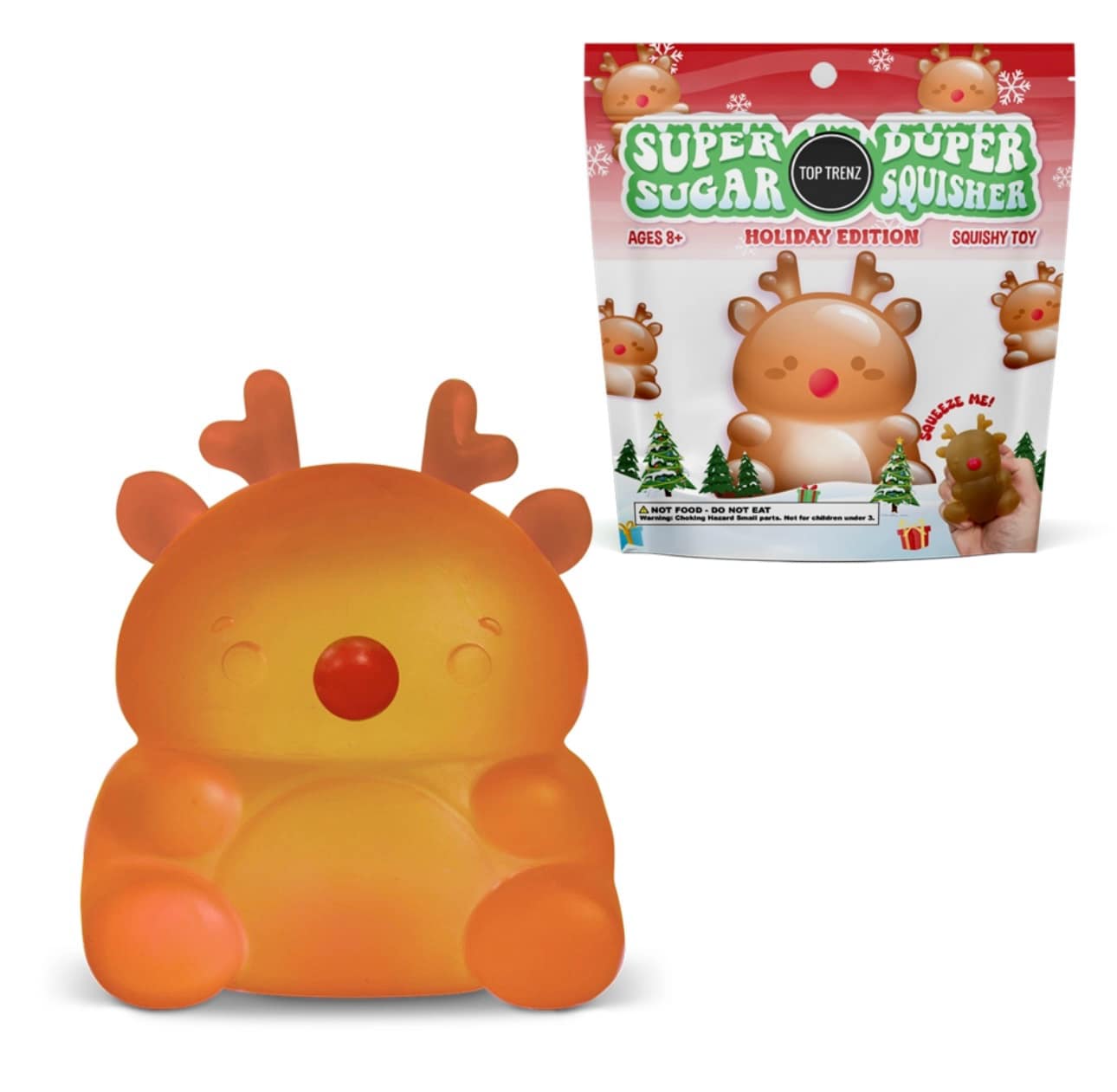 Super Duper Sugar Squishy- Reindeer